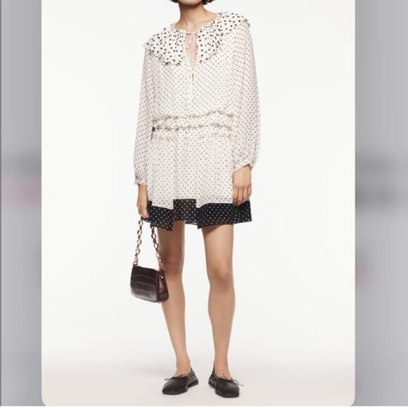 Zara Studio POLKA DOT MINI DRESS LIMITED EDITION - Picture 2 of 7